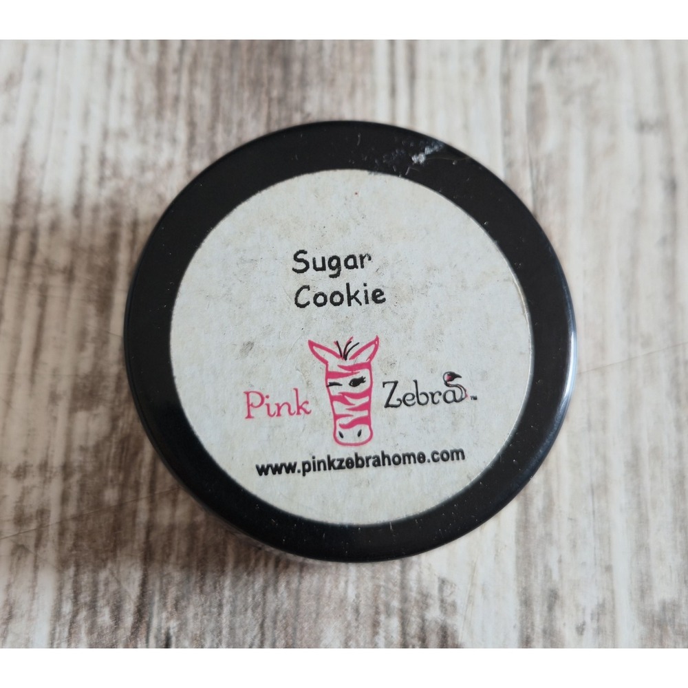 Pink Zebra Sprinkles Sugar Cookie Wax Melt Sample Jar 1-1/8 oz including Jar